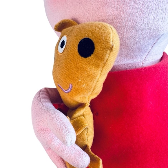 Ty Peppa Pig Holding Danny Dog Large Stuffed Animal Toy 20" - Picture 7 of 10